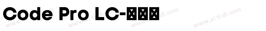 Code Pro LC字体转换